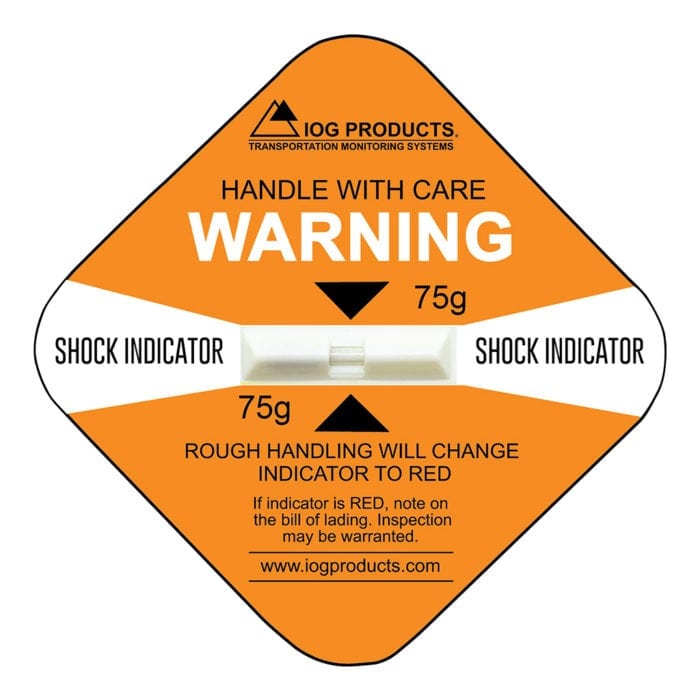 Shock Indicator Labels - Package monitoring