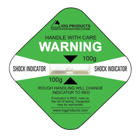 Shock Indicator Labels - Impact Detector 