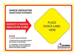 Shock Indicator Labels - Monitored shipment