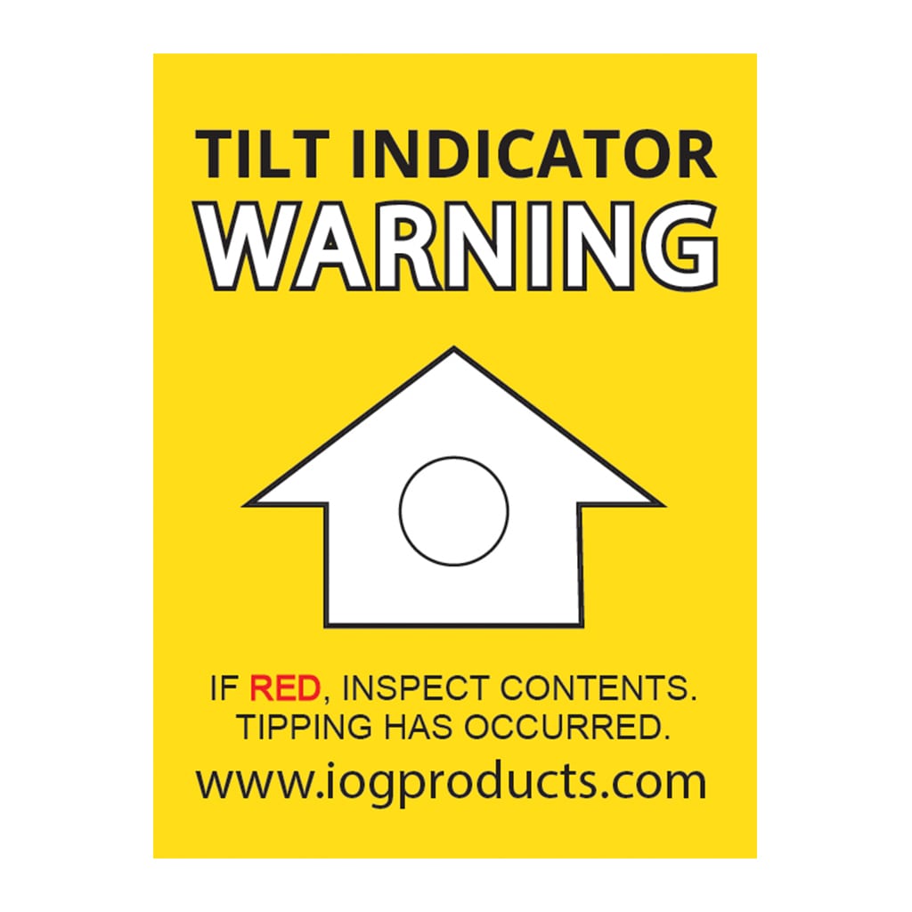 Tilt Indicator Labels